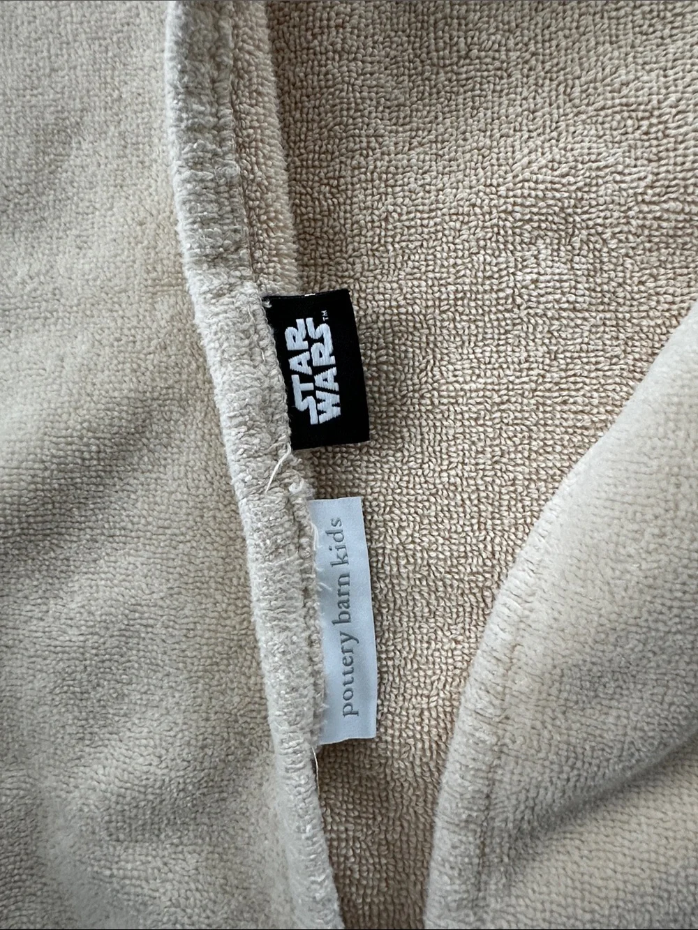Pottery Barn Kids Star Wars Hooded Towel Grogu/Baby Yoda